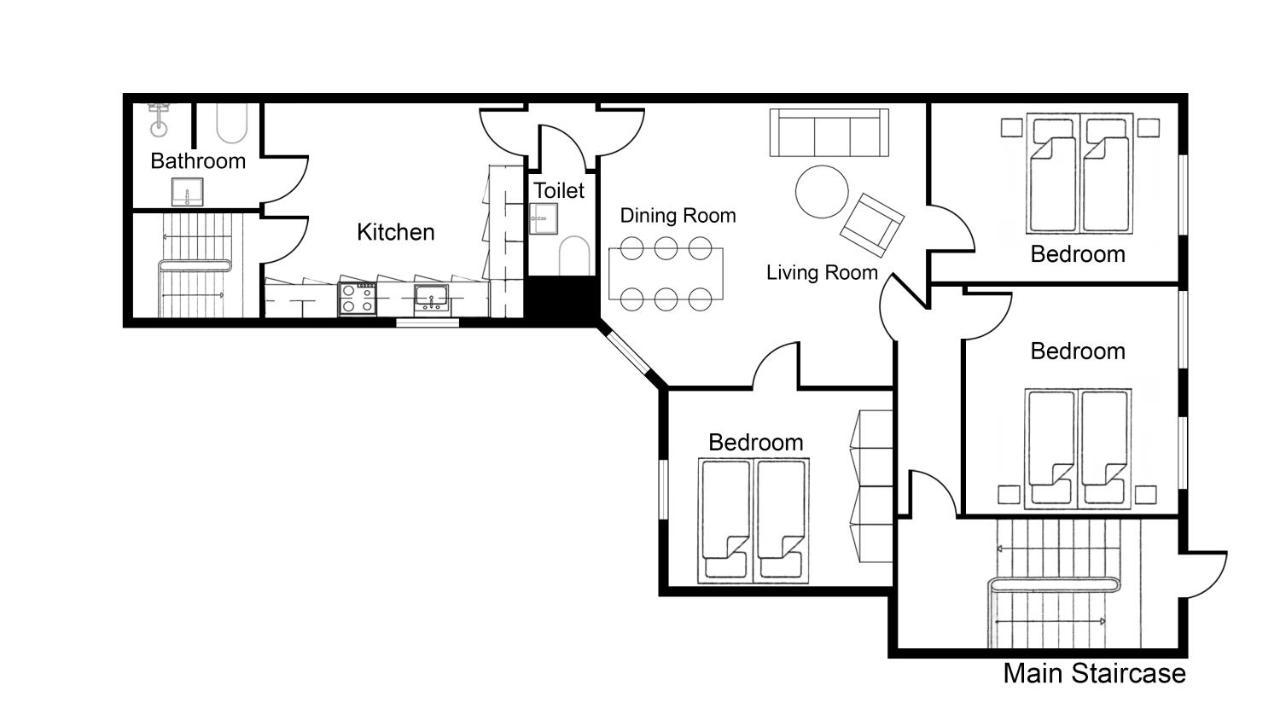 Xl Flat W 3 Bedrooms By Kings Garden In Cph Copenhague